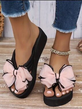 Light Pink Platform Flip Flops